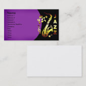 ジャズ音楽の名刺 名刺 (正面/裏面)
