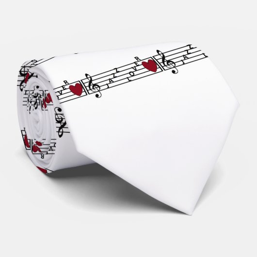 ジャズ音楽の恋人 ネクタイ (ロール)