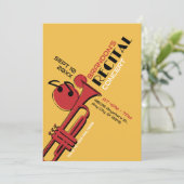 ジャズ音楽トランペットリサイタル 招待状 (スタンド正面)