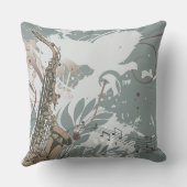 ジャズ音楽ピロー クッション (裏面)