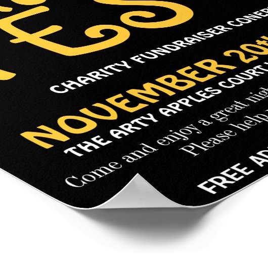 ジャズ音楽フェスト ポスター (角)