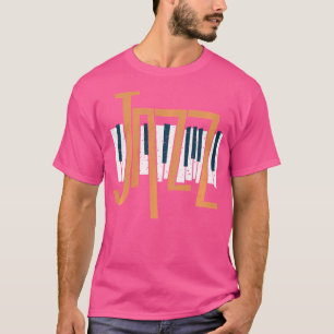 ジャズ音楽愛好家 – ヴィンテージピアノジャズ Tシャツ
