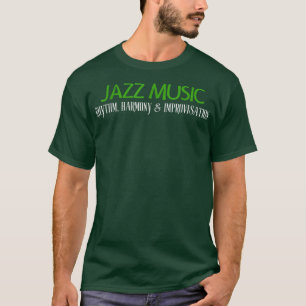 ジャズ音楽 – リズム調和&即興1442 Tシャツ