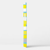 ジャズ音楽、黄色の青の幾何学的パターン。 Case-Mate iPhoneケース (裏面 / 右)