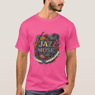 ジャズ音楽 Tシャツ