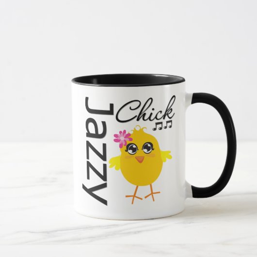 ジャズ風のひよこ1 マグカップ (右)
