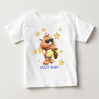 ジャズ風のベビー ベビーTシャツ