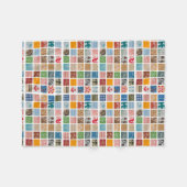 ジャズ風のPyrexのフリースの投球 フリースブランケット (正面(横))