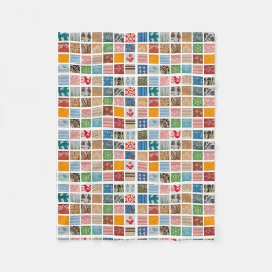 ジャズ風のPyrexのフリースの投球 フリースブランケット (正面)