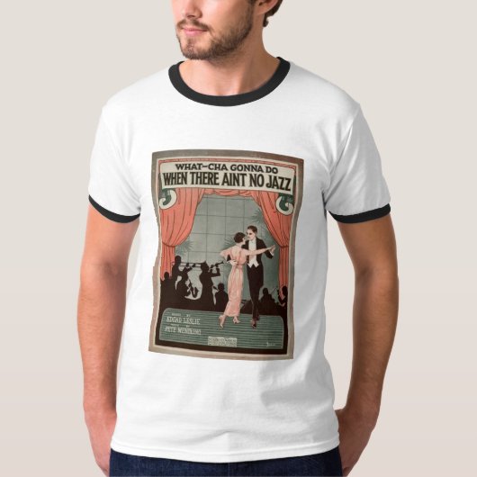 ジャズ風のTシャツ Tシャツ (正面)