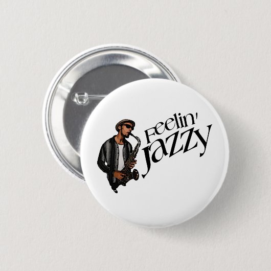 ジャズ風Feelin 缶バッジ (正面&裏面)
