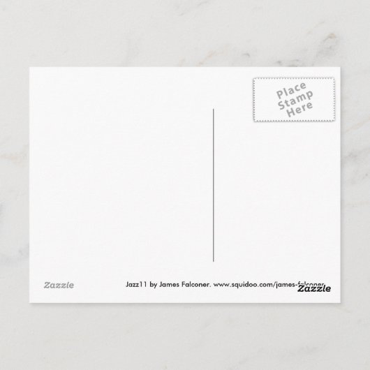 ジャズ11 ポストカード (裏面)