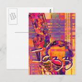 ジャズ13 ポストカード (正面/裏面)