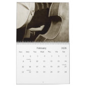 ジャズ2012ミュージシャン音楽印象のヴィンテージ2012年 カレンダー (2月 2026)