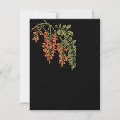 ジャズ・エイジのアフリカ系アメリカ人フラッパー　保存の日 招待状 (裏面)