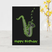 ジャズ カード (黄色い花)