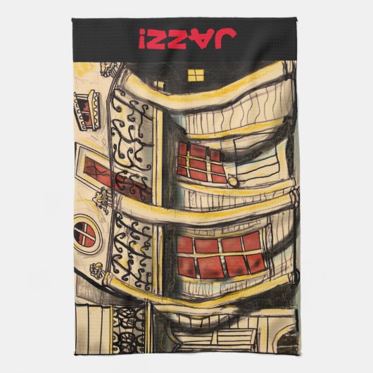 ジャズ キッチンタオル (縦)