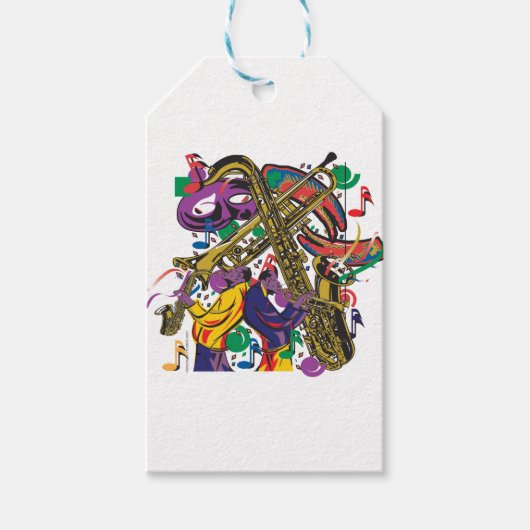 ジャズ ギフトタグ (正面)