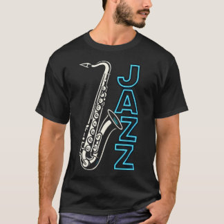 ジャズ - サックス奏者 ミュージック Tシャツ