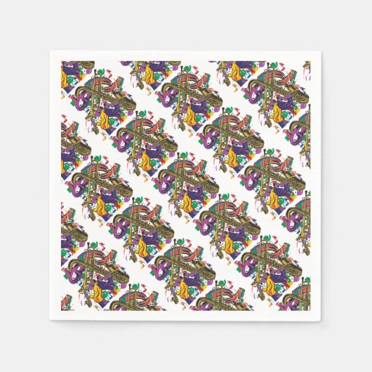 ジャズ スタンダードカクテルナプキン (正面)