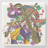 ジャズ ストーンコースター (正面)