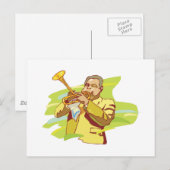 ジャズ・ソウル・パフォーマー ポストカード (正面/裏面)