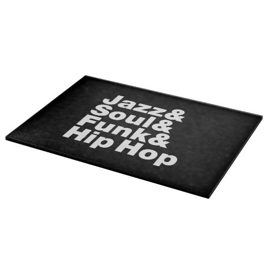 ジャズ&ソウル&ファンク&ヒップホップ カッティングボード (角)
