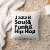 ジャズ&ソウル&ファンク&ヒップホップ クッション (ブランケット)