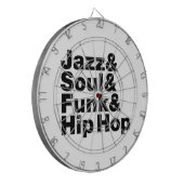 ジャズ&ソウル&ファンク&ヒップホップ ダーツボード (正面左)