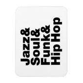 ジャズ&ソウル&ファンク&ヒップホップ マグネット (縦)
