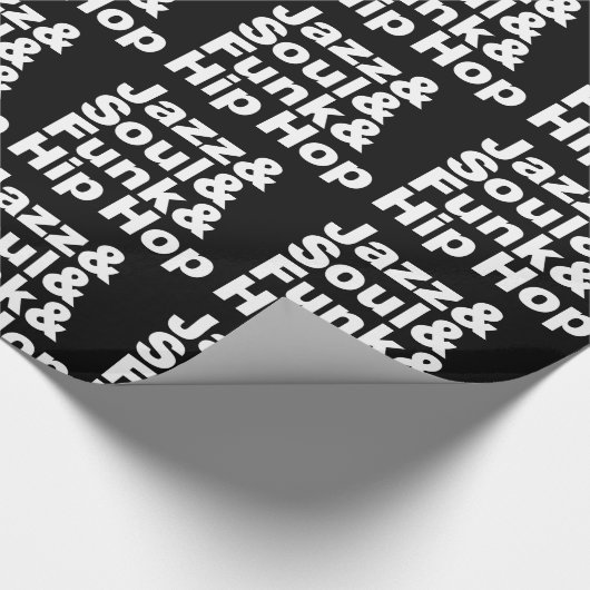 ジャズ&ソウル&ファンク&ヒップホップ ラッピングペーパー (角)