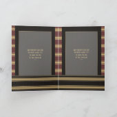 ジャズ・ビニール・レコパーソナライズされたード カード (内部)