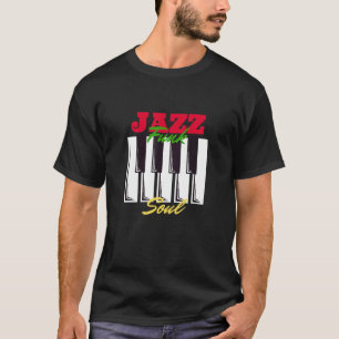 ジャズ ファンク ソウル アフロ レトロ ヴィンテージ ミュージック 2 Tシャツ