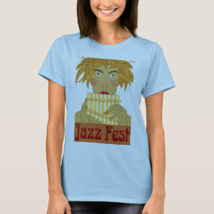 ジャズ・フェスト・パン・オン・フルート Tシャツ