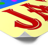 ジャズ・フェスト・ミュージック・ヘッド ポスター (角)