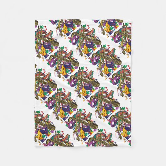 ジャズ フリースブランケット (正面)