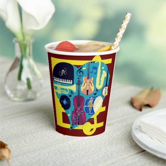 ジャズ・ブルース 紙コップ (インサイチュ)