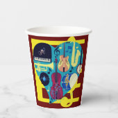 ジャズ・ブルース 紙コップ (正面)