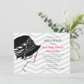 ジャズ&ブーズギャツビー素晴らし誕生日招待状 招待状 (スタンド正面)
