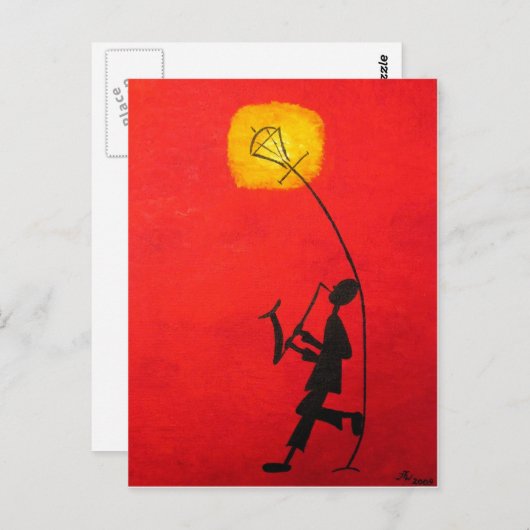 ジャズ ポストカード (正面/裏面)