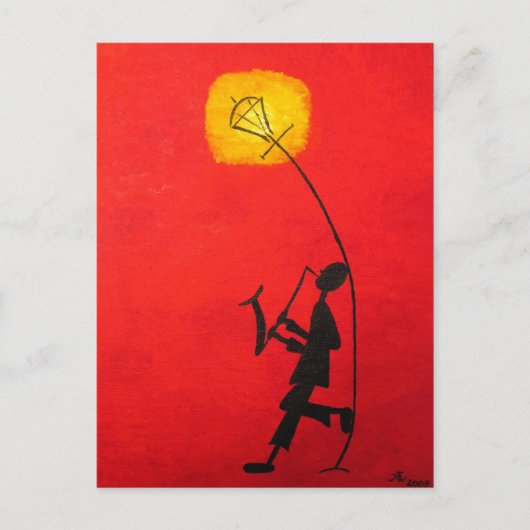 ジャズ ポストカード (正面)