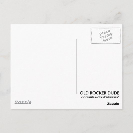 ジャズ ポストカード (裏面)