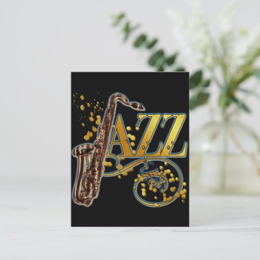 ジャズ ポストカード (スタンド正面)