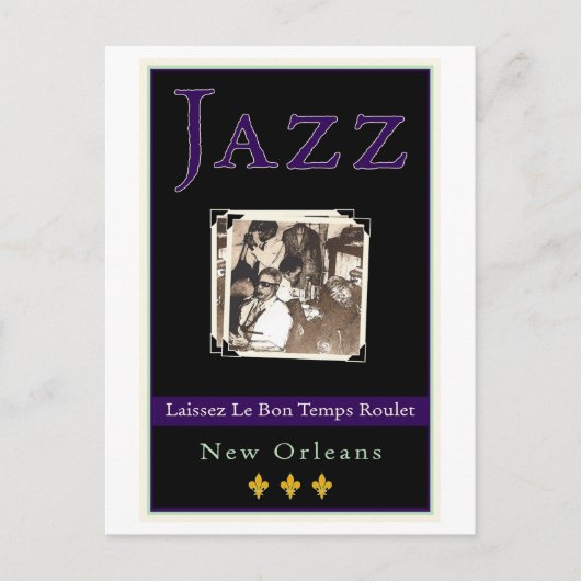 ジャズ ポストカード (正面)