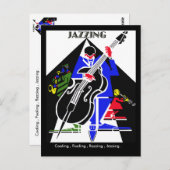 ジャズ… ポストカード (正面/裏面)