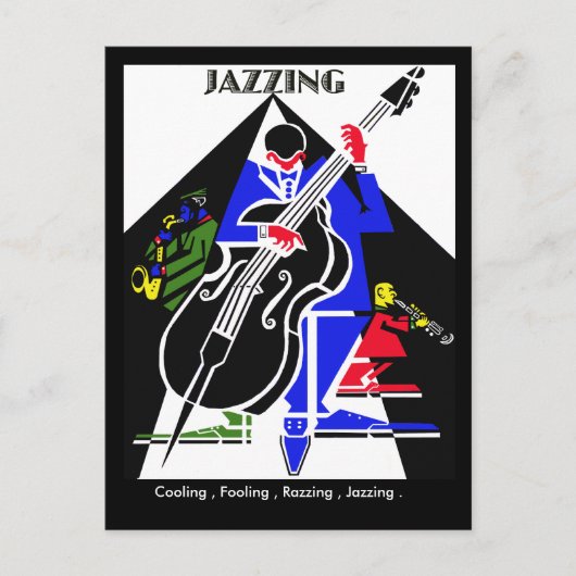 ジャズ… ポストカード (正面)