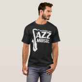 ジャズ・ミュージックのみ Tシャツ (正面フル)