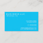 ジャズ(モダン正方形) 名刺 (裏面)