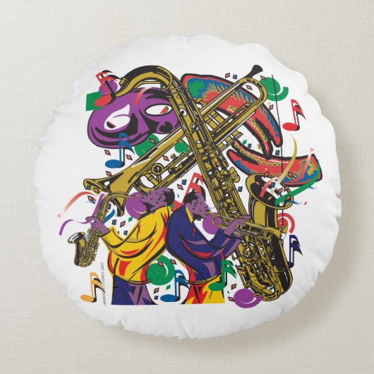 ジャズ ラウンドクッション (正面)