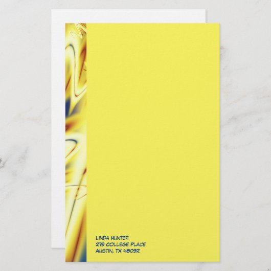 ジャズ 便箋 (正面/裏面)